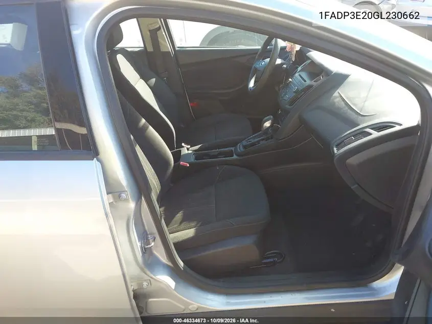 2016 FORD FOCUS VIN 1FADP3E20GL230662 — фото 5