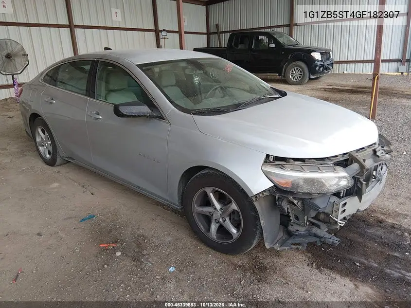 CHEVROLET MALIBU 2016, VIN 1G1ZB5ST4GF182307