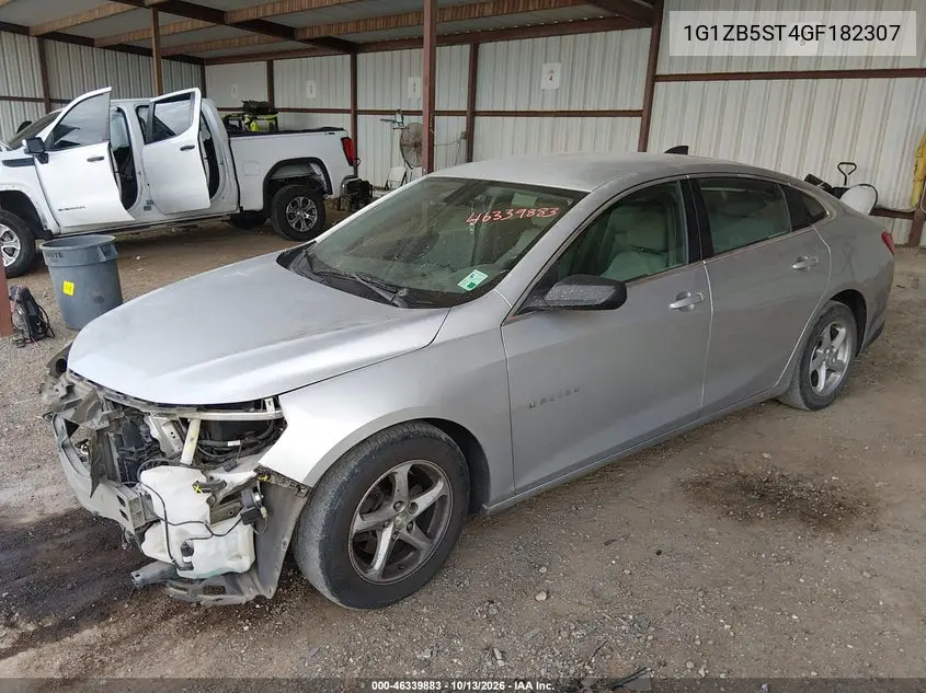 2016 CHEVROLET MALIBU VIN 1G1ZB5ST4GF182307 — фото 2