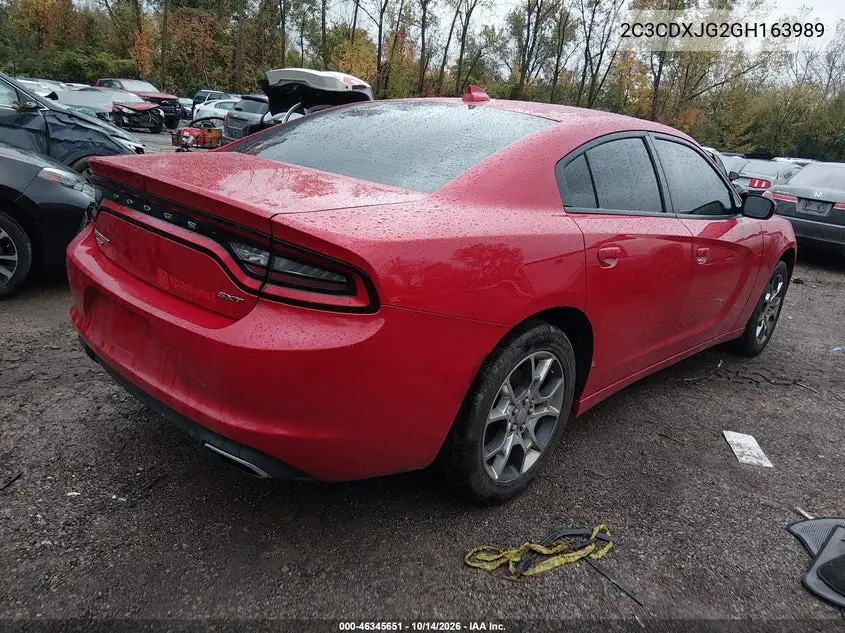 2016 DODGE CHARGER VIN 2C3CDXJG2GH163989 — фото 4
