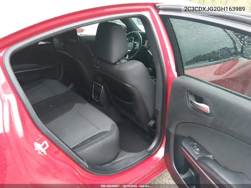 2016 DODGE CHARGER VIN 2C3CDXJG2GH163989 — фото 8