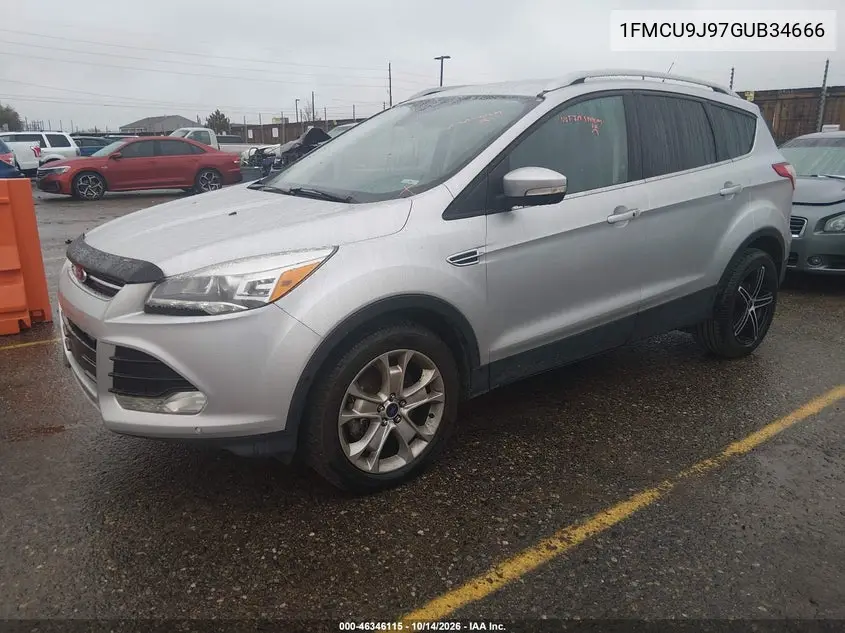 2016 FORD ESCAPE VIN 1FMCU9J97GUB34666 — фото 3