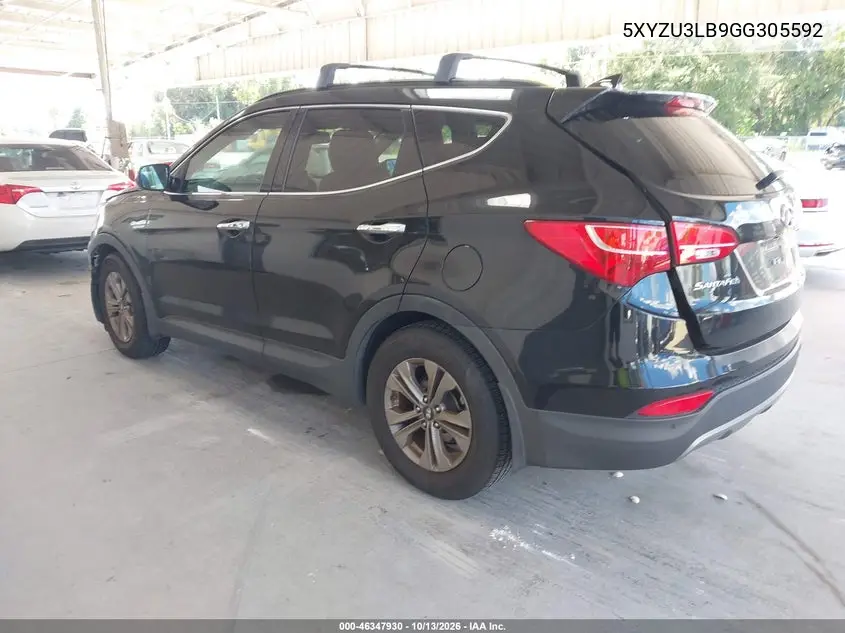 2016 HYUNDAI SANTA FE VIN 5XYZU3LB9GG305592 — фото 3