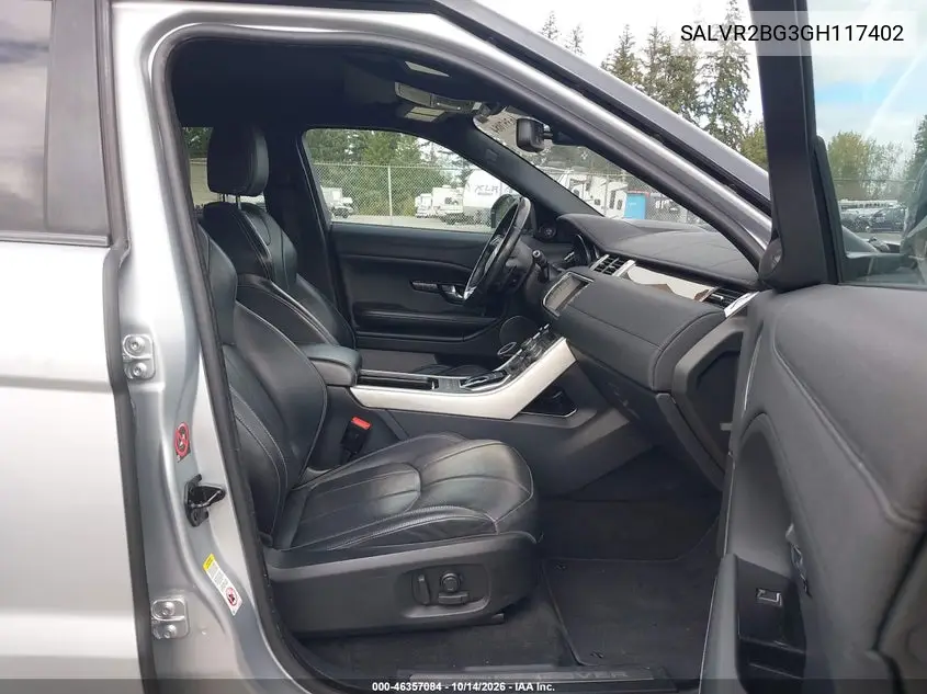 2016 LAND ROVER RANGE ROVER EVOQUE VIN SALVR2BG3GH117402 — фото 5