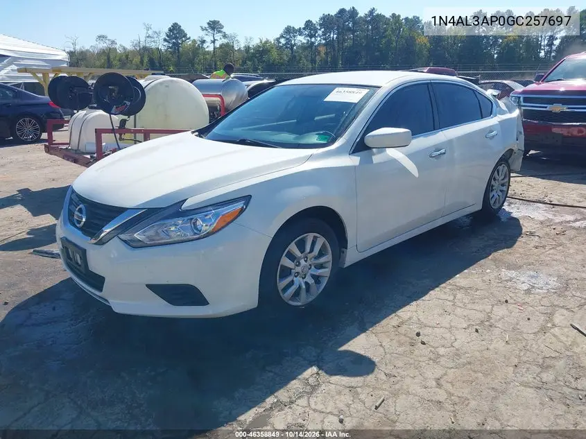 2016 NISSAN ALTIMA VIN 1N4AL3AP0GC257697 — фото 2