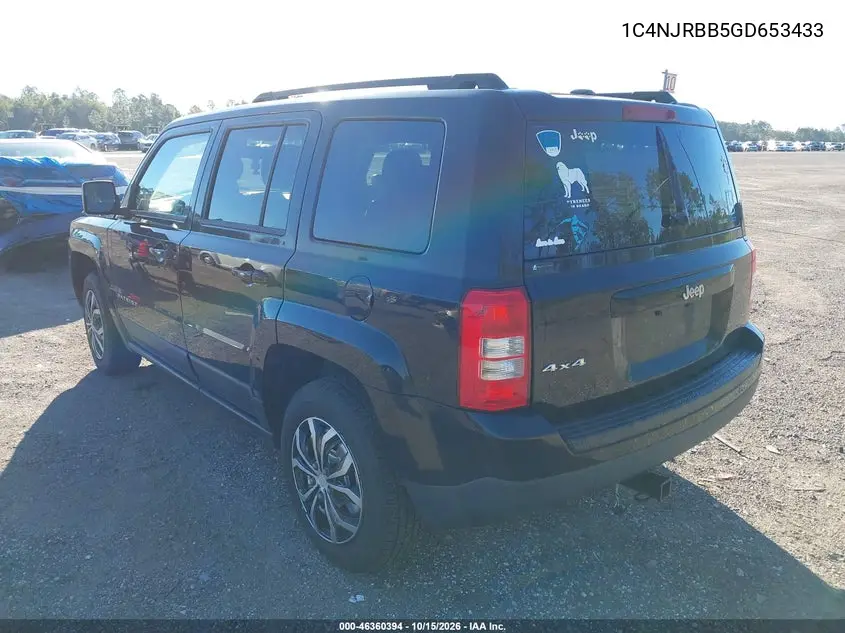 2016 JEEP LIBERTY (PATRIOT) VIN 1C4NJRBB5GD653433 — фото 3