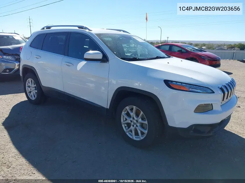 JEEP CHEROKEE 2016, VIN 1C4PJMCB2GW203656