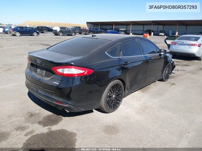 2016 FORD FUSION VIN 3FA6P0HD8GR357293 — фото 4