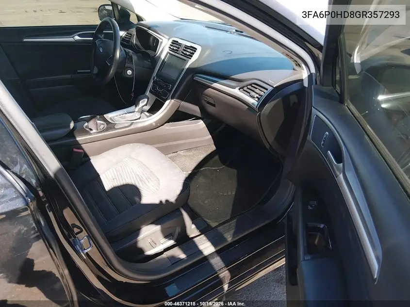 2016 FORD FUSION VIN 3FA6P0HD8GR357293 — фото 5
