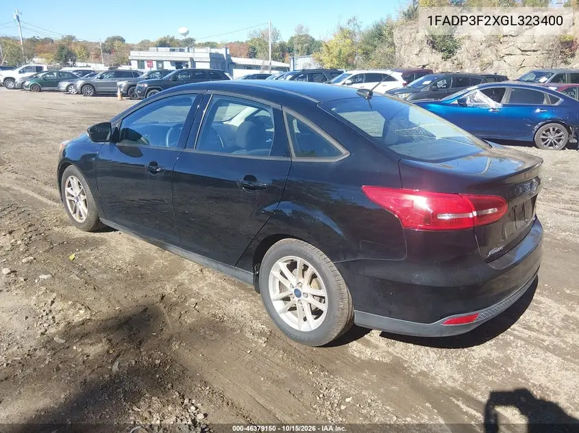 2016 FORD FOCUS VIN 1FADP3F2XGL323400 — фото 3