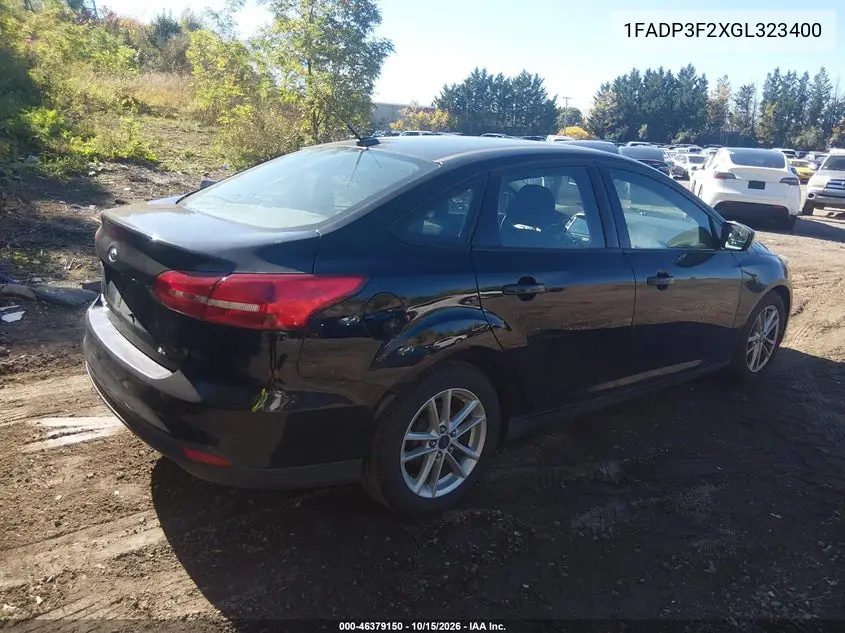 2016 FORD FOCUS VIN 1FADP3F2XGL323400 — фото 4
