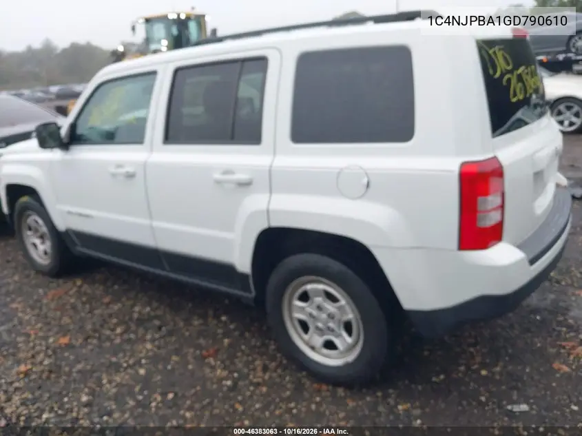 2016 JEEP LIBERTY (PATRIOT) VIN 1C4NJPBA1GD790610 — фото 6