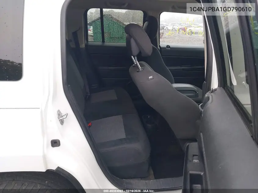 2016 JEEP LIBERTY (PATRIOT) VIN 1C4NJPBA1GD790610 — фото 8