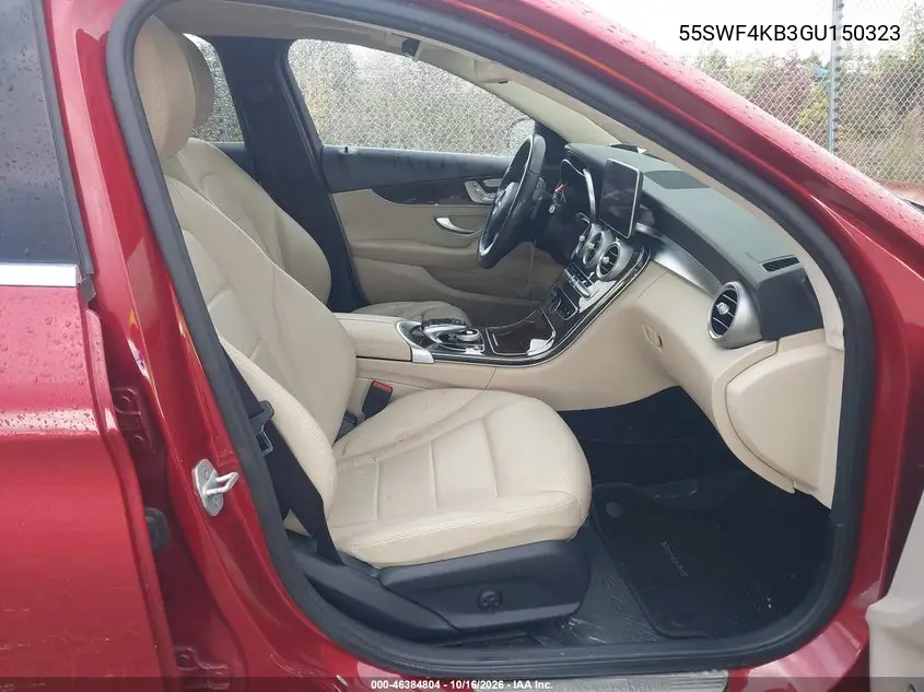 2016 MERCEDES C-KLASSE VIN 55SWF4KB3GU150323 — фото 5