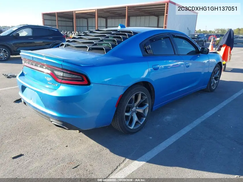 2016 DODGE CHARGER VIN 2C3CDXHG1GH137051 — фото 4