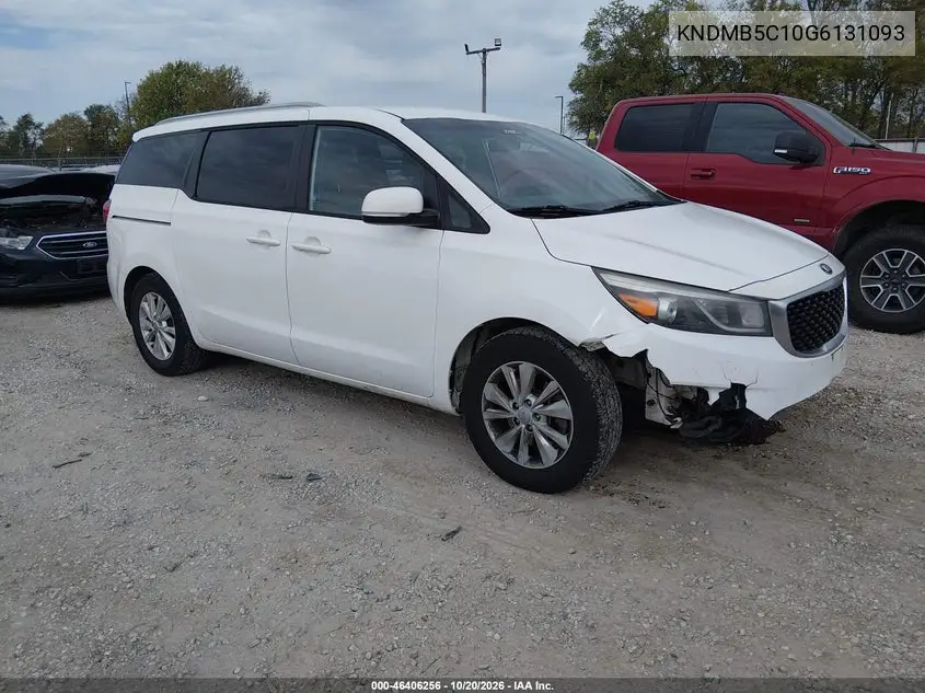 KIA SEDONA 2016, VIN KNDMB5C10G6131093