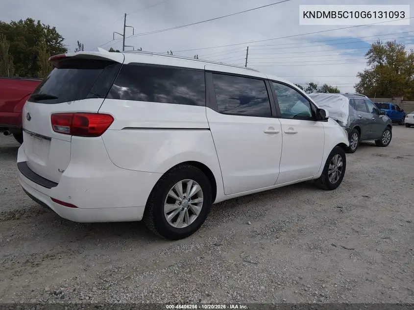 2016 KIA SEDONA VIN KNDMB5C10G6131093 — фото 4