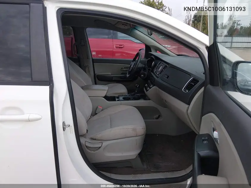 2016 KIA SEDONA VIN KNDMB5C10G6131093 — фото 5