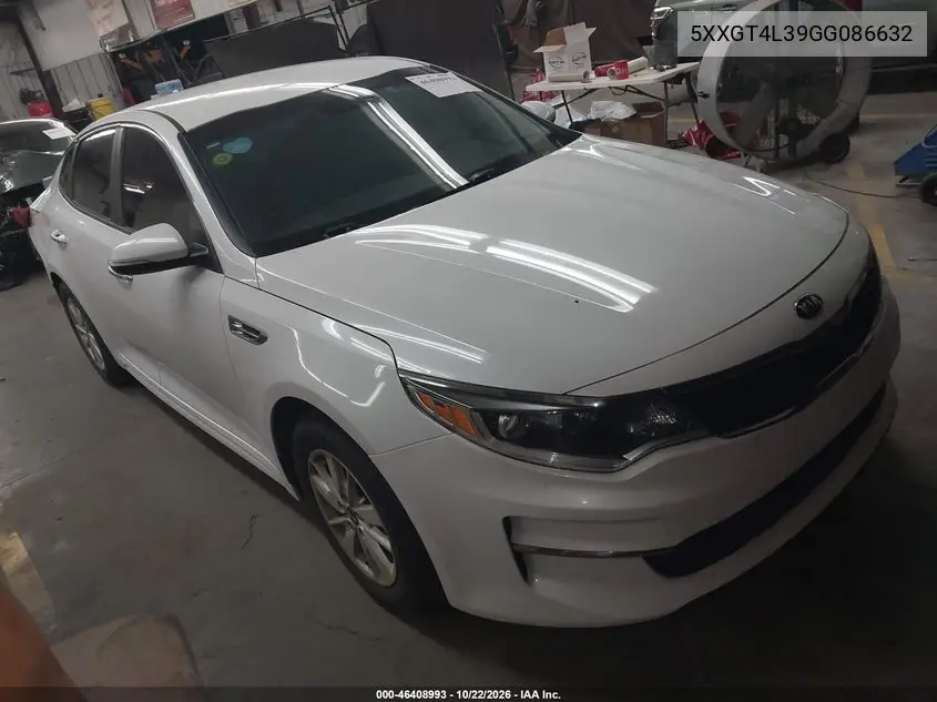 KIA OPTIMA 2016, VIN 5XXGT4L39GG086632