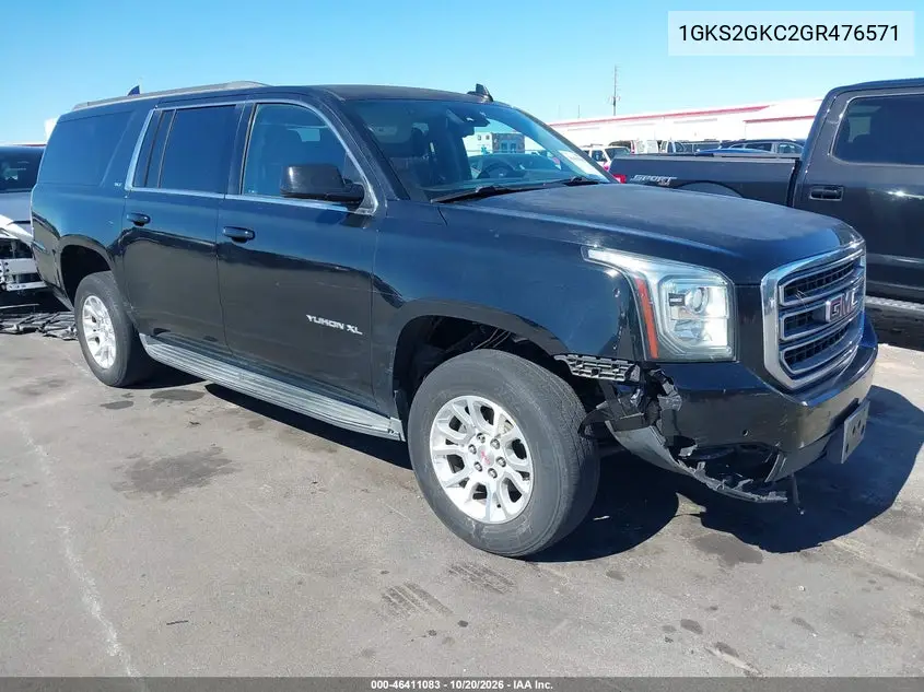GMC YUKON 2016, VIN 1GKS2GKC2GR476571