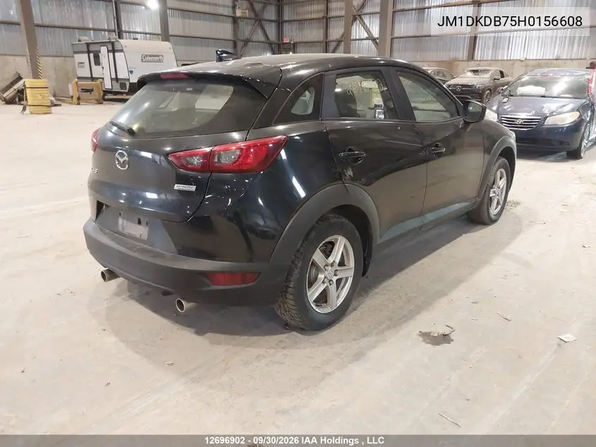 2017 MAZDA CX-3 VIN JM1DKDB75H0156608 — фото 4