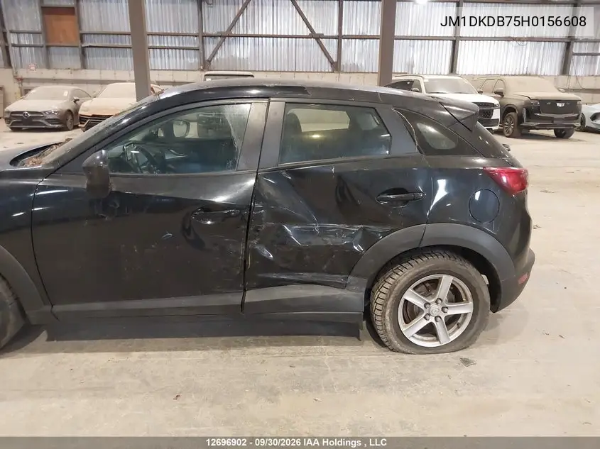 2017 MAZDA CX-3 VIN JM1DKDB75H0156608 — фото 6