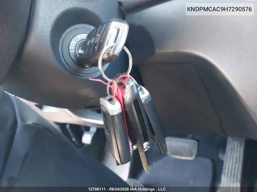 2017 KIA SPORTAGE VIN KNDPMCAC9H7290576 — фото 11