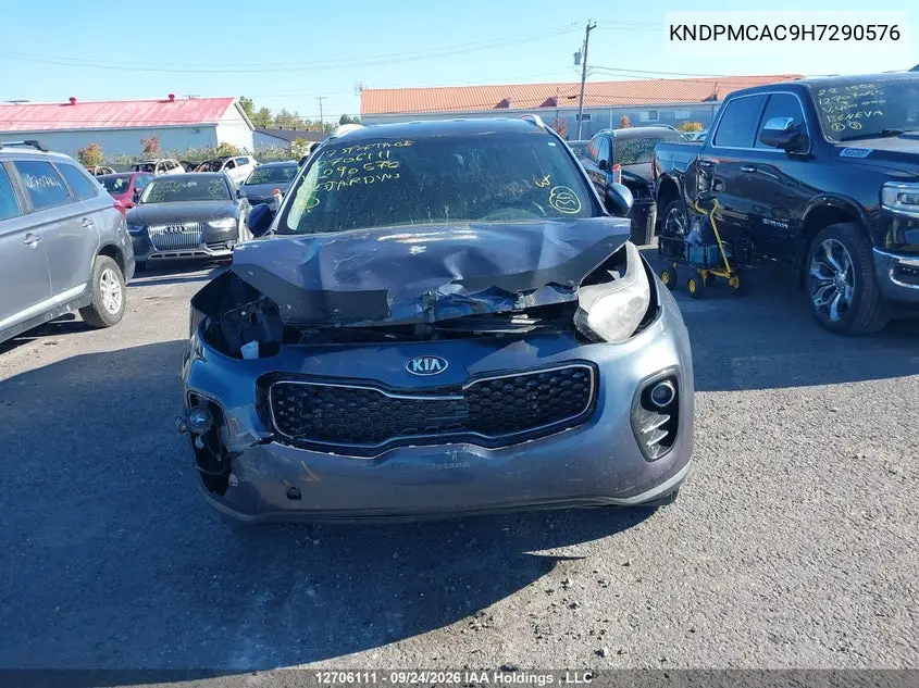 2017 KIA SPORTAGE VIN KNDPMCAC9H7290576 — фото 13