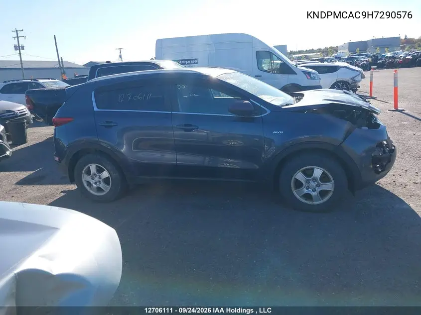 2017 KIA SPORTAGE VIN KNDPMCAC9H7290576 — фото 14