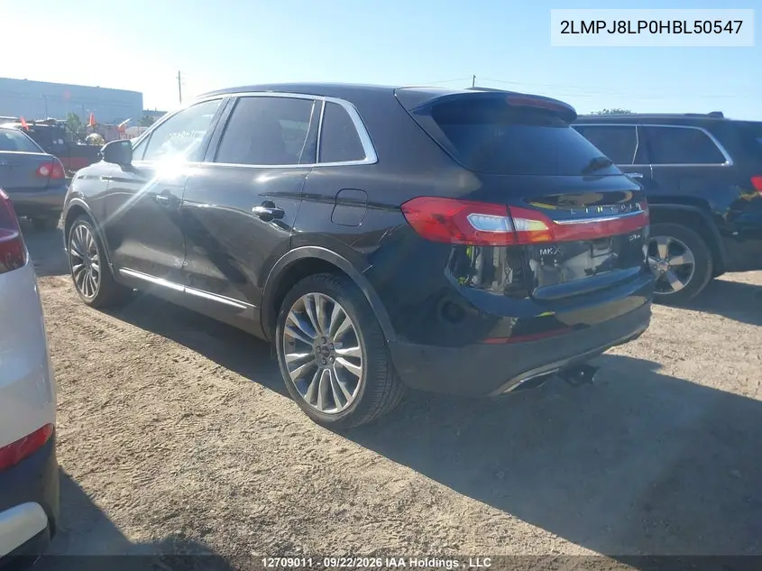 2017 LINCOLN MKX VIN 2LMPJ8LP0HBL50547 — фото 3