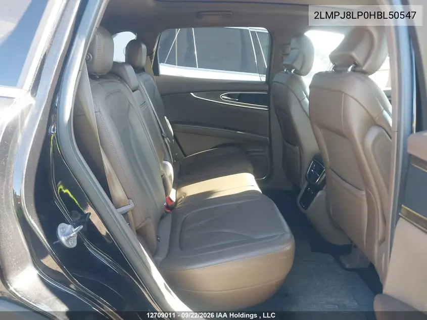 2017 LINCOLN MKX VIN 2LMPJ8LP0HBL50547 — фото 8