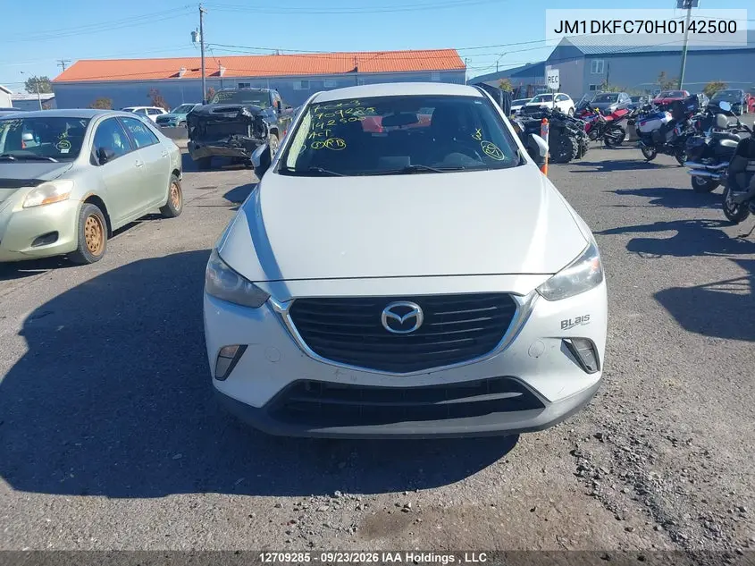 2017 MAZDA CX-3 VIN JM1DKFC70H0142500 — фото 12