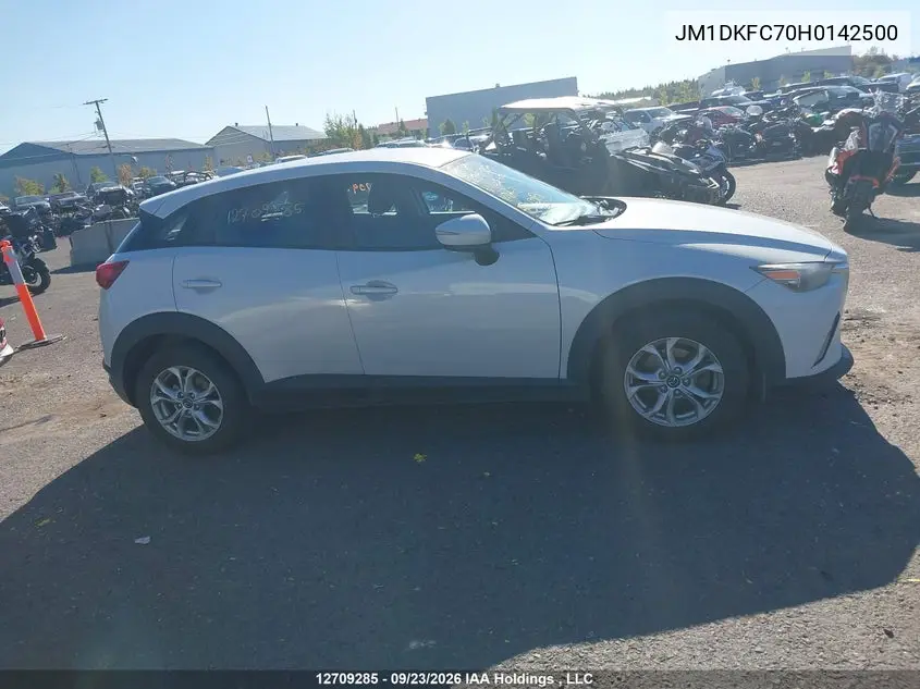 2017 MAZDA CX-3 VIN JM1DKFC70H0142500 — фото 13