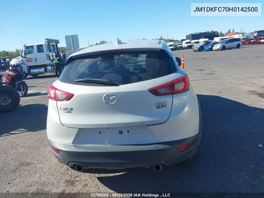 2017 MAZDA CX-3 VIN JM1DKFC70H0142500 — фото 16