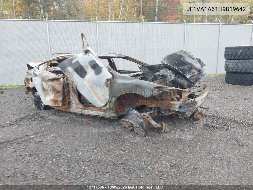 SUBARU WRX 2017, VIN JF1VA1A61H9819642