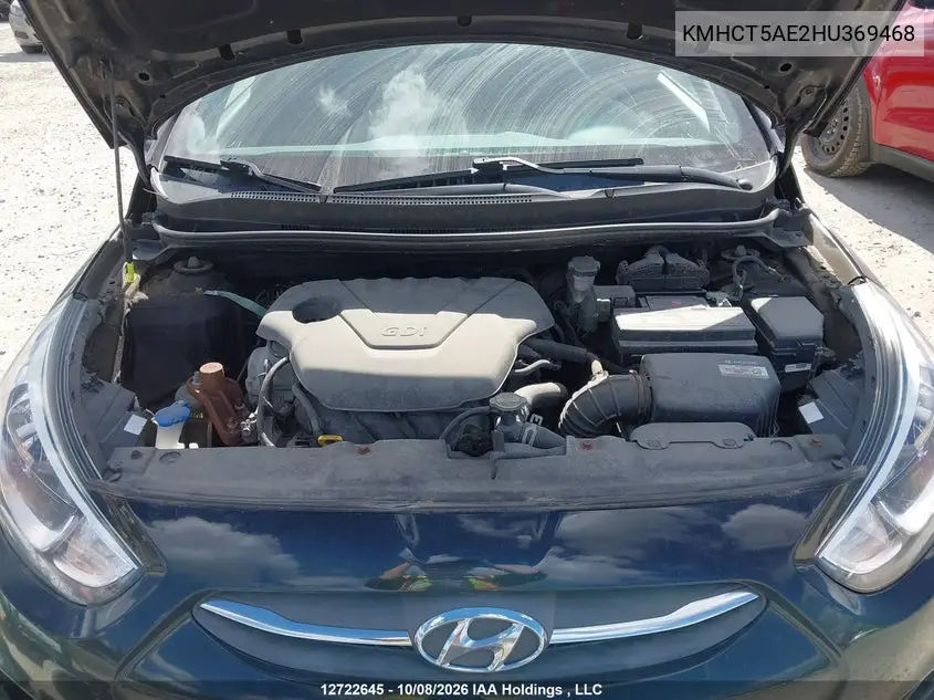 2017 HYUNDAI ACCENT VIN KMHCT5AE2HU369468 — фото 10