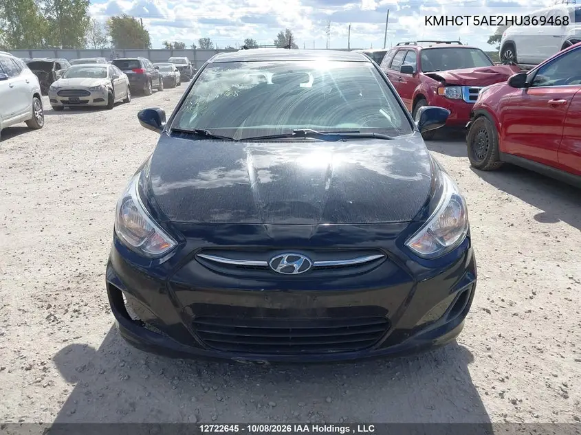 2017 HYUNDAI ACCENT VIN KMHCT5AE2HU369468 — фото 13