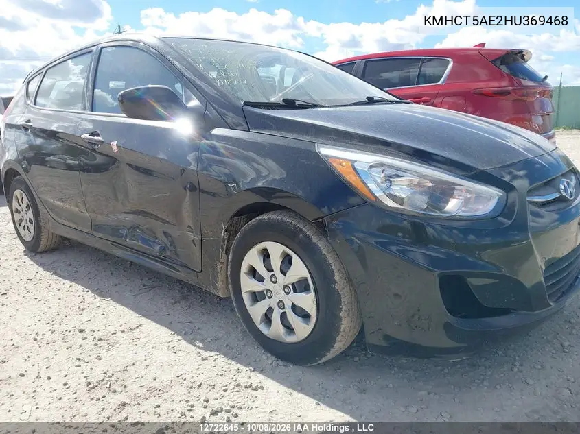 2017 HYUNDAI ACCENT VIN KMHCT5AE2HU369468 — фото 6