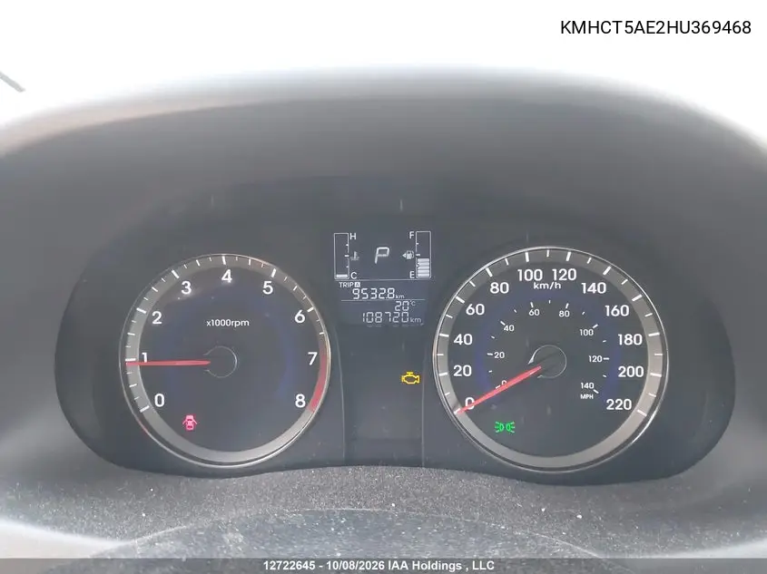 2017 HYUNDAI ACCENT VIN KMHCT5AE2HU369468 — фото 7