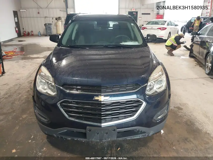 2017 CHEVROLET EQUINOX VIN 2GNALBEK3H1580935 — фото 14