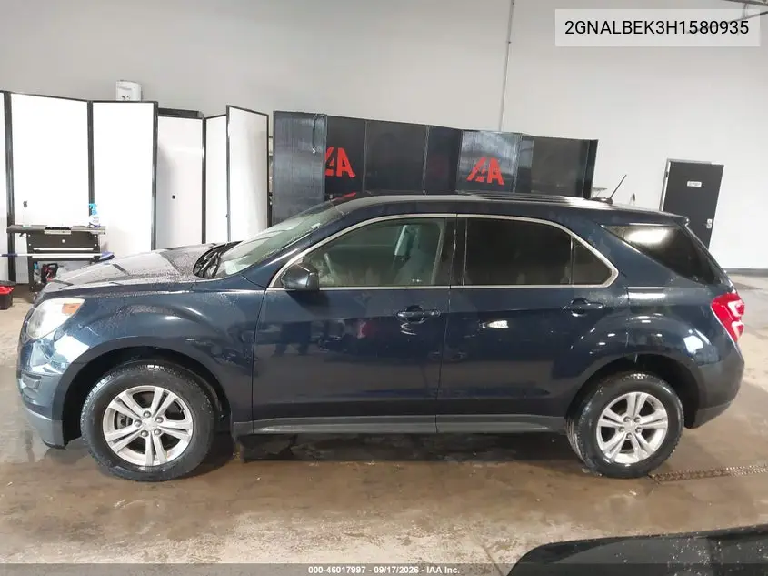 2017 CHEVROLET EQUINOX VIN 2GNALBEK3H1580935 — фото 16