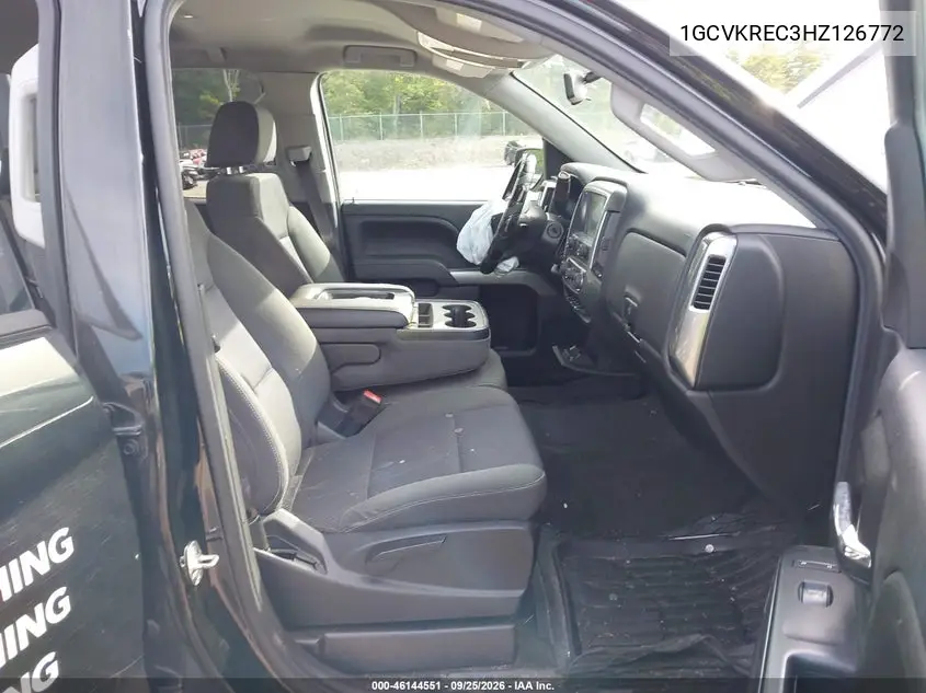 CHEVROLET SILVERADO 2017, VIN 1GCVKREC3HZ126772