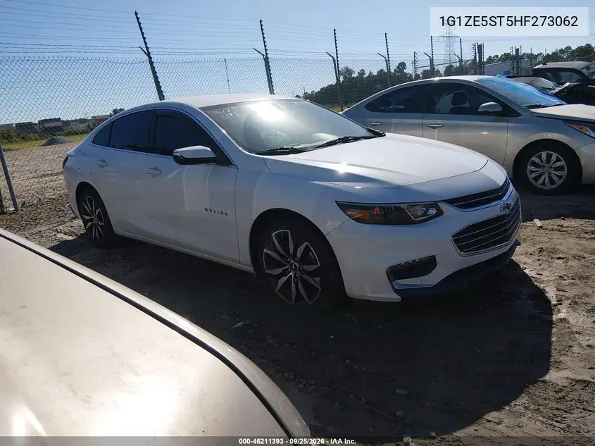 CHEVROLET MALIBU 2017, VIN 1G1ZE5ST5HF273062
