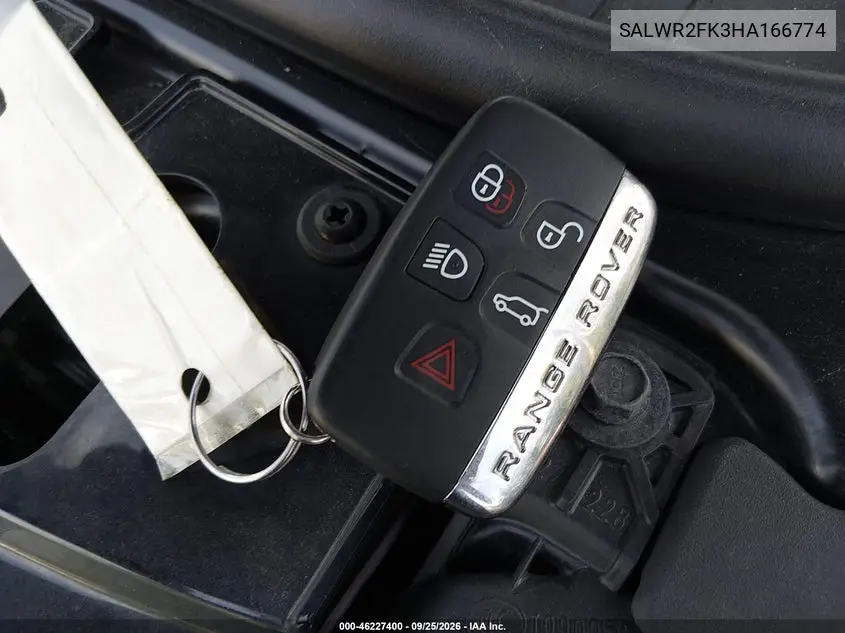 2017 LAND ROVER RANGE ROVER SPORT VIN SALWR2FK3HA166774 — фото 11