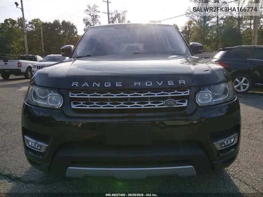 2017 LAND ROVER RANGE ROVER SPORT VIN SALWR2FK3HA166774 — фото 13