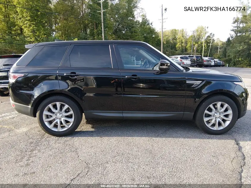 2017 LAND ROVER RANGE ROVER SPORT VIN SALWR2FK3HA166774 — фото 14