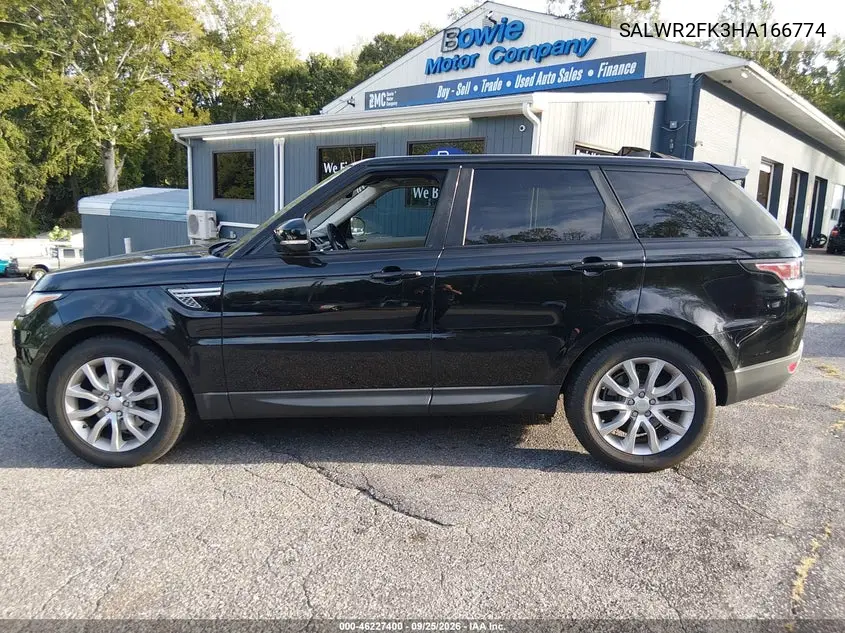 2017 LAND ROVER RANGE ROVER SPORT VIN SALWR2FK3HA166774 — фото 15