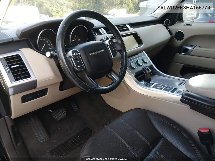 2017 LAND ROVER RANGE ROVER SPORT VIN SALWR2FK3HA166774 — фото 18