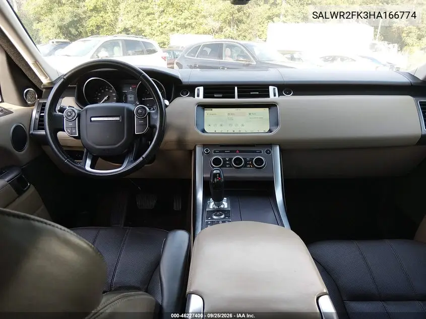2017 LAND ROVER RANGE ROVER SPORT VIN SALWR2FK3HA166774 — фото 20