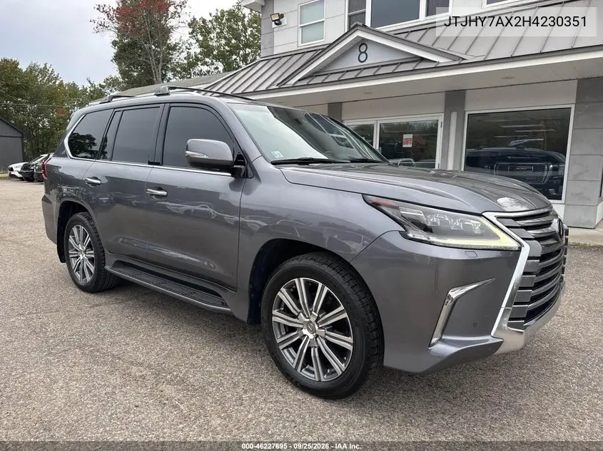 LEXUS LX 2017, VIN JTJHY7AX2H4230351